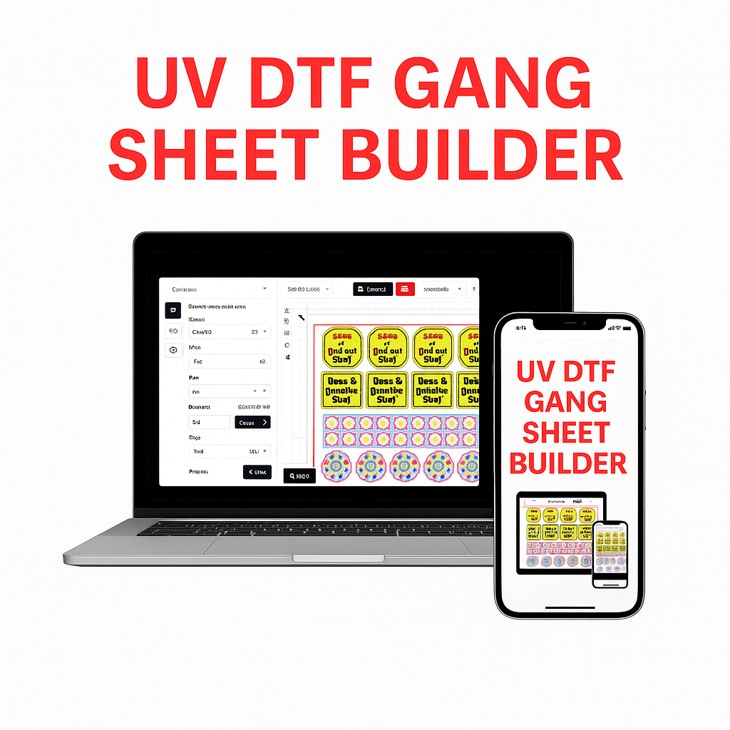 UV DTF Gang Sheet Builder