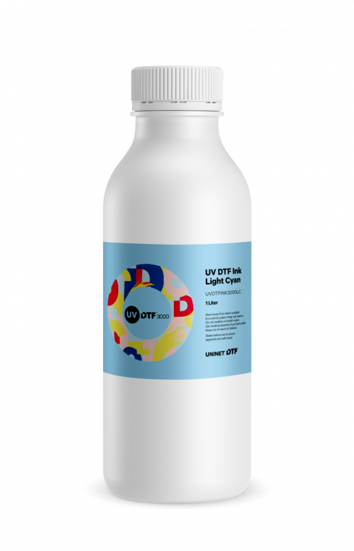 Uninet Light Cyan Ink For UV DTF 3000 (1 Liter)