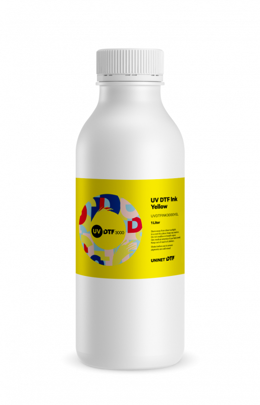 Uninet Yellow Ink For UV DTF 3000 (1 Liter)
